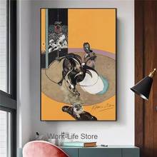 Francis Bacon Famous Artist Canvas Painting Abstract Bullfight Poster and Print Wall Art Picture For Living Room home decoration 2024 - buy cheap