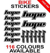For 1Set Hope bikes decals stickers sheet (cycling, mtb, bmx, road, bike) die-cut Car Styling 2024 - buy cheap