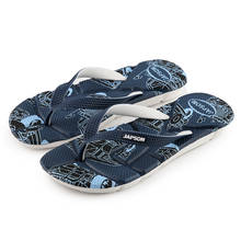 Venda quente de Verão Flip-Flops Homens Beach Flip Flops Dos Homens Macio E Confortável Moda Impresso Homens Chinelos Tamanho Grande 46 chanclas hombre 2024 - compre barato