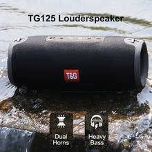 TG125 Portable Bluetooth Speaker Bass Wireless Column Stereo HiFi Subwoofer FM Radio Music Boombox Outdoor Sport Speaker 2024 - buy cheap