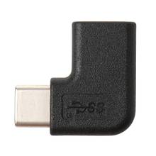 90 градусов под прямым углом USB 3,1 Тип C мужчин и женщин USB-C конвертер адаптер Q81E 2024 - купить недорого