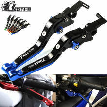 Ajustáveis extensíveis Alavancas de Freio de Embreagem Da Motocicleta Para YAMAHA TMAX 530 TMAX530 2008 - 2018 2009 2010 2011 2012 2013 2014 2015 2024 - compre barato