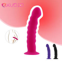 Exvoid pênis dildo silicone ventosa anal plug vagina g-ponto massagem brinquedos sexuais para homens femininos gay sex shop produtos para adultos 2024 - compre barato