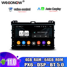 Radio con GPS para coche, reproductor con Android 11,0, HD, DSP, IPS, 64GB de ROM, DVD, mapa, RDS, Bluetooth 5,0, Wifi, para Toyota Land Cruiser Prado 120, 2003-2010 2024 - compra barato