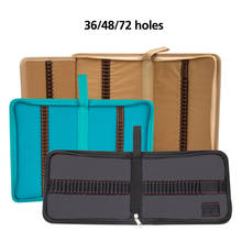 36 48 72 Holes Pencils Bag Foldable Portable Pencil Case for Colored Pencil Gel Pen Art Supplies 2024 - buy cheap
