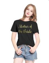 Camiseta mãe da noiva do casamento da mãe engraçado feminino gráfico 100% algodão tumblr moda estética casual grunge camiseta topo tshirts 2024 - compre barato