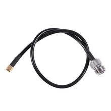 RP-SMA Male к N Тип Женский Соединительный кабель с разъемом кабеля Черный цвет; 40 см 2024 - купить недорого