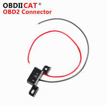 50pcs/lot DHL OBDIICAT 16pin OBD2 Connector OBD 2 Female Angle Connector OBD Wire Sockets Connector Adapter 2024 - buy cheap