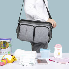 Baby Stroller Diaper bag Nappy Bag Stroller Hanging Organizer Mommy Shoulder Travel Waterproof Pram Buggy Cart Bottle Holder Bag 2024 - compre barato