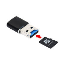 Super velocidade 5gbps usb 3.0, adaptador micro sdxc micro sd tf t-flash leitor de cartão, 1 peça 2024 - compre barato