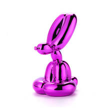 Nordic Shiny Balloon Rabbit Art Figurine Resin Craft Balloon Dog Statue Home Decoration Accessories Xmas Gift 2024 - buy cheap