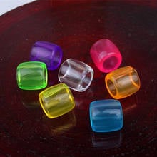 20Pcs Plastic Colorful Hair Braid Dread Kids Girls Women Braids Dread Dreadlock Beads Cuffs Rings Hair Extension 2024 - buy cheap