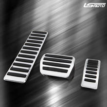 Cubiertas de Pedal de coche LS AUTO, almohadillas de Pedal para Volkswagen Golf GTI R(2014-2017) y Passat(2016-2017) Auto 2024 - compra barato