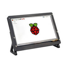 Carcasa de pantalla táctil capacitiva para Raspberry Pi 4 3B +, nuevo conector DSI de 7 pulgadas, TFT LCD 2024 - compra barato