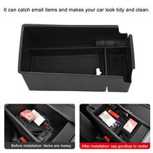 Auto Car Center Console Organizer Storage Box Central Armrest Storage Box Holder Organizer Tray For Sonata DN8 10th 2020-2021 2024 - buy cheap