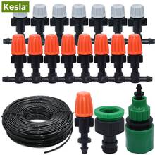 KESLA Outdoor Misting Cooling System Kit for Greenhouse Garden Waterring Irrigation Hose Atomizing Nozzles Sprayer 25M System 2024 - buy cheap