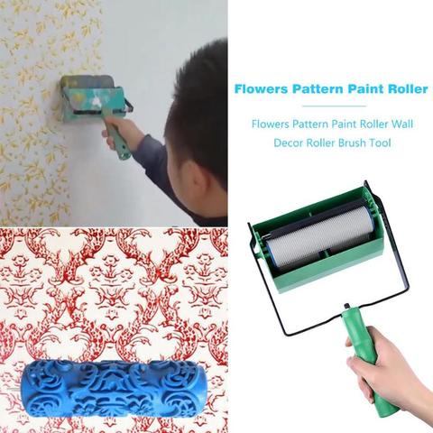 5 Inch Flowers Pattern Paint Roller Wall Decoration Roller Art Brush Tool Wall Decoration Roller Painting Brush Tool Buy Cheap In An Online Store With Delivery Price Comparison Specifications Photos And