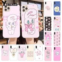 Yinuoda милый розовый кролик Эстер кролик умный шикарный милый чехол для телефона для iPhone 11 pro XS MAX 8 7 6 6S Plus X 5S SE 2020 XR чехол 2024 - купить недорого