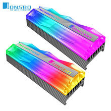 Радиатор SSD Jonsbo M.2-2, 5 В, 3 контакта, ARGB M.2 NVME NGFF 2024 - купить недорого