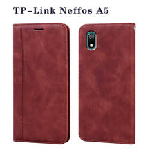 Premium Leather Case For TP-Link Neffos A5  Flip Cover For TP-Link NeffosC9S Wallet Case For Neffos C 9S TP7061A Phone Cases 2024 - buy cheap