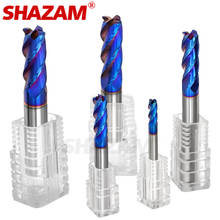 Milling Cutter Alloy Coating Tungsten Steel Tool Cnc Maching Endmil Hrc70 Corner Roughing SHAZAM Top Milling Cutter Kit 2024 - buy cheap