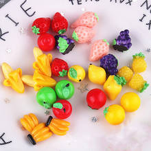 Casa de bonecas em miniatura, 8 peças, 1/6 escala, frutas, comida, ganhe comida, para boneca blyth bjd ob11, brinquedos de cozinha 2024 - compre barato