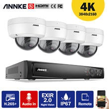 ANNKE 4K FHD POE Network Video Surveillance System 8MP NVR Recorder With 4K Dome Security Cameras Kit Audio Recording Ip Camera 2024 - buy cheap