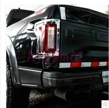 Taillight Cover Lamp Protector Trim Rear Light Frame Chrome Car Styling For Ford F150 2015-2018 Accessories 2024 - купить недорого