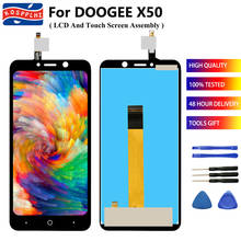 5.0 "para doogee x50 x50l display lcd + touch screen digitador assembléia substituição 100% testado para doogee x50/x50l telefone celular 2024 - compre barato