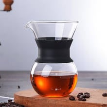 Glass Pour Over Coffee Pot Cafetera Espresso Coffee Maker with Stainless Steel Drip Hand Percolator Teapot Moka Pot Barista Gift 2024 - buy cheap