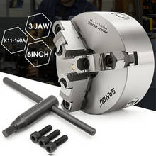 SANOU K11-160A Lathe Chuck 3 Jaw 160mm Self Centering&Reversible Jaw Lathe Parts 2024 - buy cheap