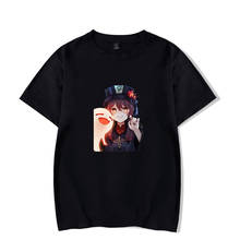 Mens Genshin Impact Hu Tao T-shirts Graphic Print Summer T Shirts Streetwear Harajuku Casual Kids T-Shirt Boys/girls Clothes 2024 - buy cheap
