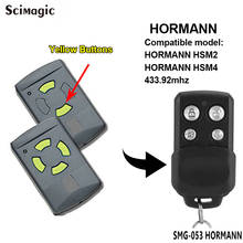 HORMANN-mando a distancia HSM2 HSM4, 433,92 MHz, HORMANN, botón amarillo, transmisor, Mando de garaje, abridor de puerta, llave Fob 2024 - compra barato