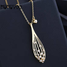 2020 new high-quality fashion charm. hollow olive shaped women necklace elegant gold olive collar chain women's gift jewelry. 2024 - buy cheap
