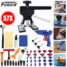 FURUIX 19-57pcs Paintless Dent Repair Tools Puller Lifter Hail Removal Car Body Glue Sticks Gun Tap Down Kit 2024 - buy cheap