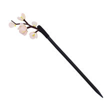Classic Pink White Flower Hair Sticks Bridal Wooden Hairpins For Women Hanfu Head Costume Chopsticks Chinese Hair Accessories 2024 - buy cheap