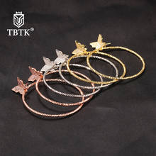 TBTK-Conjunto de pendientes de mariposa de diseño Simple, pendientes de resina de animales pequeños, accesorios de boda femeninos, novedad 2024 - compra barato