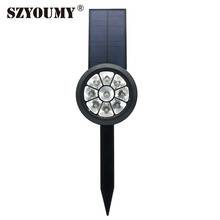 SZYOUMY Solar Garden Light 9 LED Outdoor Waterproof Solar Landscape Lighting For Lawn Driverway Park 2024 - buy cheap