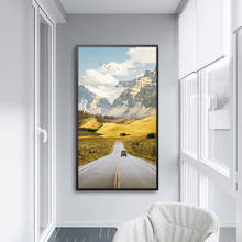 Abstract Art Mountain Road Landscape Canvas Printings Modern Hallway Veranda Home Decor Wall Painting Picture Aesthetic 2024 - buy cheap