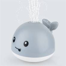 Banheira iluminada para bebês, brinquedo, aspersor de água para piscina de baleias para crianças 2024 - compre barato
