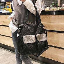 Женская сумка через плечо, из искусственной кожи, с несколькими карманами 2024 - купить недорого