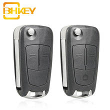 BHKEY Remote Car key Case Fob For Opel 2/3Buttons HU100 Blade For Vauxhall Opel Astra H Zafira B Corsa D 2005-2012 key shell 2024 - buy cheap