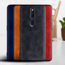 Funda de cuero Vintage para OPPO F11 F11 Pro, funda de lujo, funda de negocios 2024 - compra barato