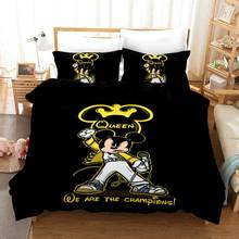 Disney Music Mickey Mouse Bedding Set Twin Size Quilt Duvet Cover for Kids Boy's Bedroom Decor Queen King 3 pcs 3D Printed New 2024 - buy cheap