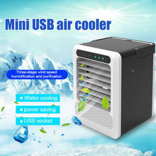 Home Mini Air Conditioner Portable Air Cooler LED USB Personal Space Cooler Fan Air Cooling Fan Rechargeable Fan Desk 2024 - buy cheap