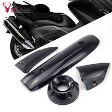 4 Types Motorcycle Exhaust Pipe Cover Cowl For Yamaha XP500 TMAX 500 2012-2016 / TMAX T MAX 530 T-MAX 2012 2013 2014 2015 2016 2024 - buy cheap