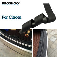 BROSHOO Car Styling Rubber Rear Guard Bumper Trunk Protector Trim Cover Strip For Citroen C3 C2 C4 C5 DS3 Picasso C-Quatre Nemo 2024 - buy cheap