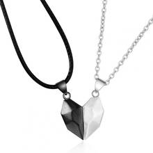 Unisex Fashion Heart Shape Design Couple Necklace Neck Chain Pendant Jewelry 2024 - buy cheap