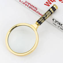 5X 60 70 80 90mm magnifying glass Handheld Optical Magnifier Portable loupe Handle Eye Loupe Glass  Reading Map Newspaper 2024 - buy cheap