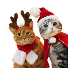 Chapéu para animais de estimação roupas para cães gatos decorativos chapéu do gato do cão cachecol acessórios para animais de estimação 2024 - compre barato